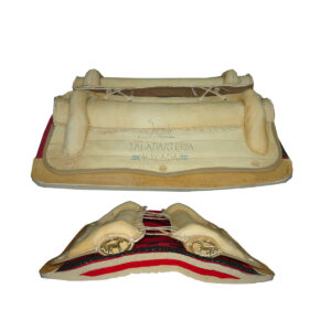 recado armado triple cuero crudo