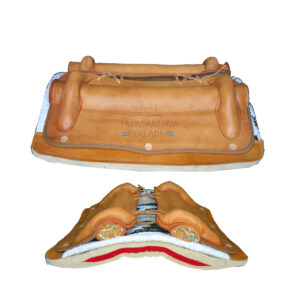 recado armado triple mandil blanco suela caballo