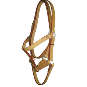 Bozal haras de suela con cabestro