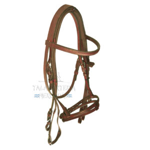 Cabezada y rienda de salto con cierrapico