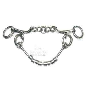 FRENO RIENDERO CHILENO CON BARBADA CROMADO