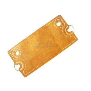 ENCIMERA DE CUERO CRUDO CON ARGOLLA SV