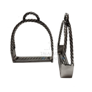 estribo inoxidable retorcido